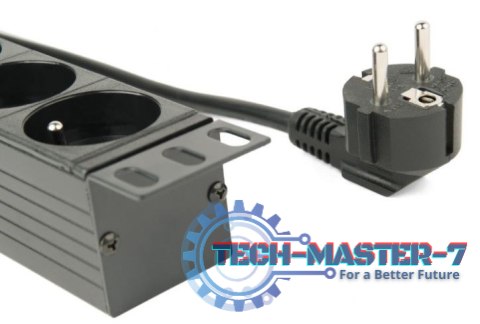 Listwa zasilająca rack (PDU), 8 gniazd FR, 1U, 16A, wtyk Schuko 3m Listwa zasilająca rack (PDU), 8 gniazd FR, 1U, 16A, wtyk Schuko 3m