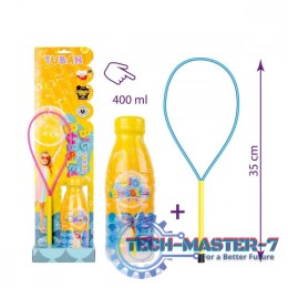 Obręcz do baniek mydlanych z płynem 400 ml