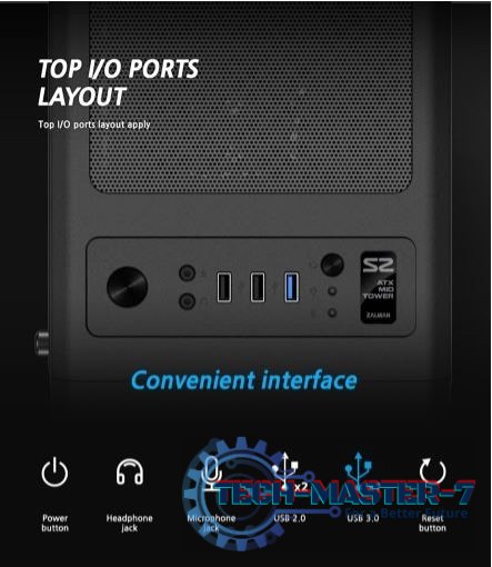 Obudowa S2 ATX Mid Tower PC Case 120mm fan Obudowa S2 ATX Mid Tower PC Case 120mm fan
