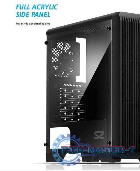 Obudowa S2 ATX Mid Tower PC Case 120mm fan Obudowa S2 ATX Mid Tower PC Case 120mm fan