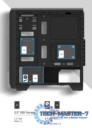 Obudowa S2 ATX Mid Tower PC Case 120mm fan Obudowa S2 ATX Mid Tower PC Case 120mm fan