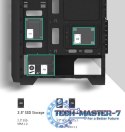 Obudowa S2 TG ATX Mid Tower PC Case TG fan x3