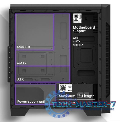 Obudowa S3 ATX Mid Tower PC Case 120mm fan Obudowa S3 ATX Mid Tower PC Case 120mm fan