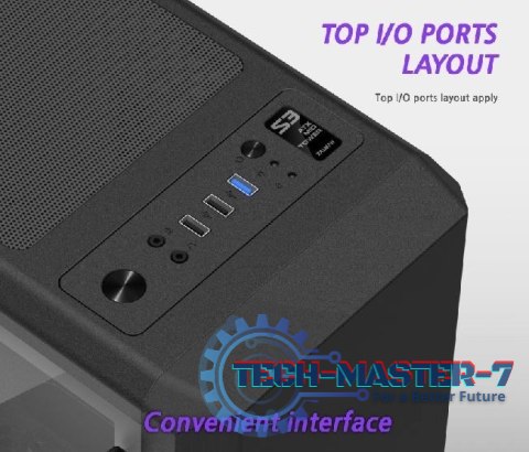 Obudowa S3 ATX Mid Tower PC Case 120mm fan Obudowa S3 ATX Mid Tower PC Case 120mm fan