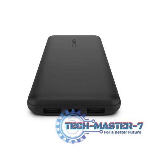 PowerBank 10 000mAh USB A i C 15W czarny PowerBank 10 000mAh USB A i C 15W czarny