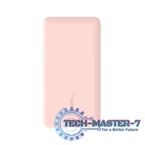 PowerBank 10 000mAh USB A i C 15W różowe złoto PowerBank 10 000mAh USB A i C 15W różowe złoto