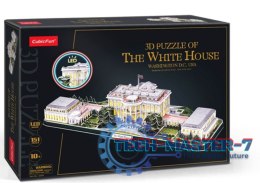 Puzzle 3D LED Biały Dom
