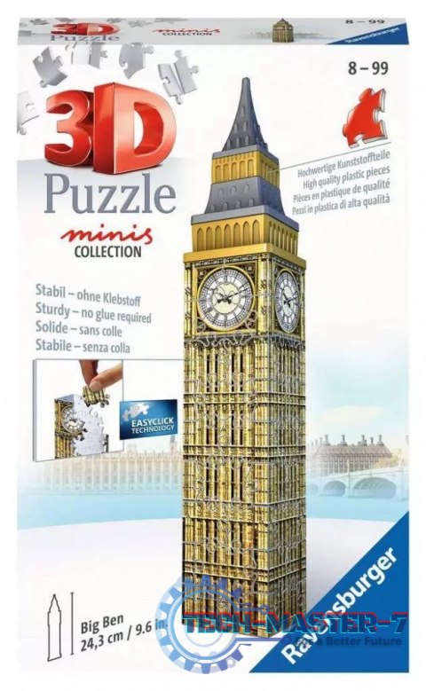 Puzzle 54 elementy 3D Mini Budynki Big Ben