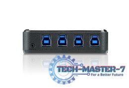 Urządzenie 4-portowe USB 3.2 Gen1 do współdzielenia urządzeń peryferyjnych
