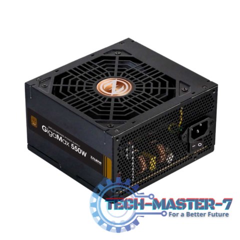 Zasilacz GigaMax 550W 80+ BRONZE EU ZM550-GVII Zasilacz GigaMax 550W 80+ BRONZE EU ZM550-GVII