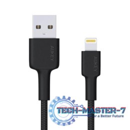 CB-AL05 nylonowy kabel Quick Charge Lightning-USB | 2m | certyfikat MFi Apple