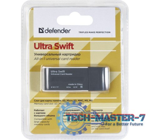 Czytnik kart pamięci ULTRA SWIFT USB 2.0 Czytnik kart pamięci ULTRA SWIFT USB 2.0