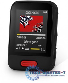 Odtwarzacz MP3 MP4 SFP 7716RD 16GB Bluetooth wyświetlacz 1,8 cala