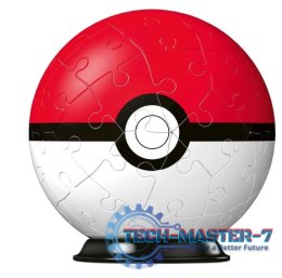 Puzzle 54 elementy 3D Kula, Pokemon czerwona