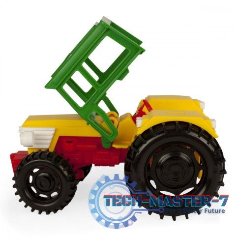 Traktor z przyczepą na konia Traktor z przyczepą na konia