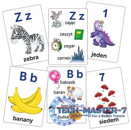 Gra Litery i Cyfry obrazkowe karty edukacyjne Gra Litery i Cyfry obrazkowe karty edukacyjne