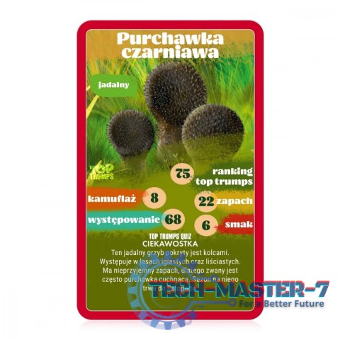 Gra karciana Top Trumps Grzybobranie Gra karciana Top Trumps Grzybobranie