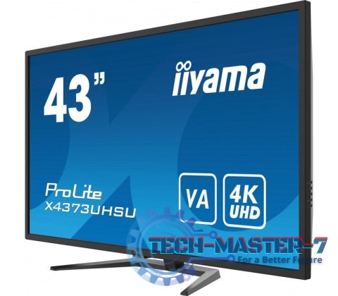 Monitor wielkoformatowy 43 cale X4373UHSU-B1 4K, VA, 2xHDMI, DP, mDP, 3ms, 2x7W, USBx4 Monitor wielkoformatowy 43 cale X4373UHSU-B1 4K, VA, 2xHDMI, DP, mDP, 3ms, 2x7W, USBx4
