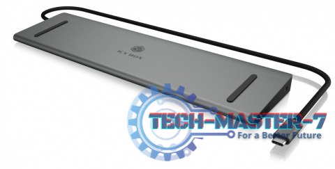 Stacja dokująca IB-DK2106-C Type-C z potrójnym wyjściem wideo, 2x High Speed HDMI typu A, 1x interfejs VGA, trzy interfejsy USB Stacja dokująca IB-DK2106-C Type-C z potrójnym wyjściem wideo, 2x High Speed HDMI typu A, 1x interfejs VGA, trzy interfejsy USB