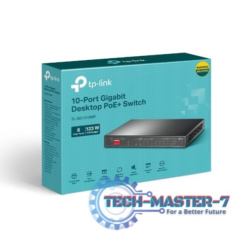 Switch Przełącznik typu desktop SG1210MP 8GE PoE+ 1GE 1SFP Switch Przełącznik typu desktop SG1210MP 8GE PoE+ 1GE 1SFP