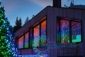 Inteligentna kurtyna Curtain 210 LED RGB+W 1,5/2,1m, przezroczysty przewód