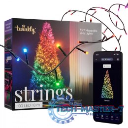 Inteligentne lampki choinkowe Strings 100 LED RGB 8 m łańcuch