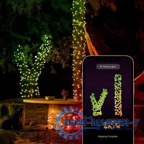 Inteligentne lampki choinkowe Strings 250 LED RGB+W, łańcuch 20m Inteligentne lampki choinkowe Strings 250 LED RGB+W, łańcuch 20m