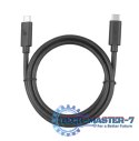 Kabel USB C-USB C 1m 100W 5Gbps USB 3.1 czarny
