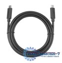 Kabel USB C-USB C 2m 60W 5Gbps USB 3.1 czarny