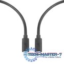 Kabel USB C-USB C 2m 60W 5Gbps USB 3.1 czarny