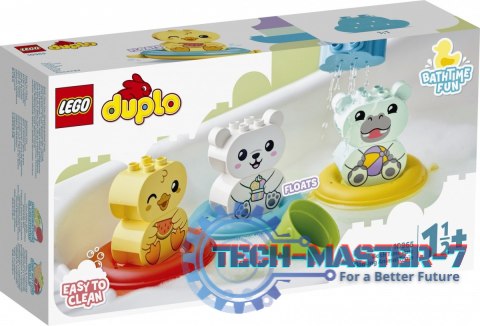 Klocki DUPLO 10965 Zabawa w kąpieli: pływający pociąg ze zwierzątkami