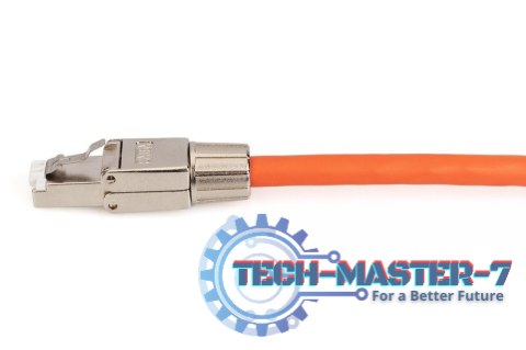 Wtyk modularny RJ45 kat.6A, PoE++, 10GbE, STP, ekranowany, beznarzędziowy, zakręcany, metalowy, AWG 26-22, dł.50mm Wtyk modularny RJ45 kat.6A, PoE++, 10GbE, STP, ekranowany, beznarzędziowy, zakręcany, metalowy, AWG 26-22, dł.50mm