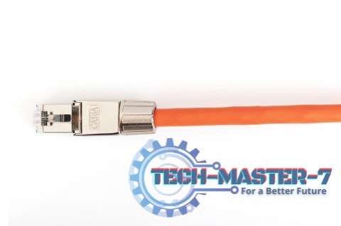 Wtyk modularny RJ45 kat.6A, PoE++, 10GbE, STP, ekranowany, beznarzędziowy, zakręcany, metalowy, AWG 26-22, dł.50mm Wtyk modularny RJ45 kat.6A, PoE++, 10GbE, STP, ekranowany, beznarzędziowy, zakręcany, metalowy, AWG 26-22, dł.50mm