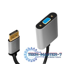 Adapter DP do VGA 1080p 60Hzc Aluminiowy 0.15m