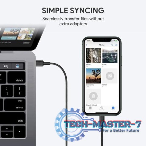 CB-CL02 Black nylonowy kabel Lightning-USB C | USB Power Delivery USB-PD | 1.2m | certyfikat MFi Apple CB-CL02 Black nylonowy kabel Lightning-USB C | USB Power Delivery USB-PD | 1.2m | certyfikat MFi Apple