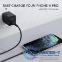 CB-CL03 Black nylonowy kabel Lightning-USB C | USB Power Delivery USB-PD | 2m | certyfikat MFi Apple