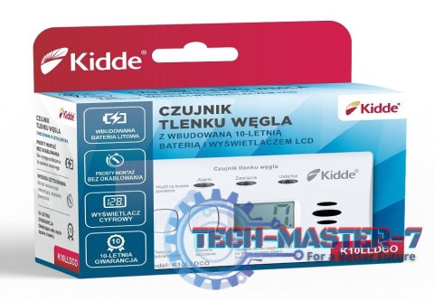 Czujnik czadu z wyświetlaczem KIDDE K10LLDCO Czujnik czadu z wyświetlaczem KIDDE K10LLDCO
