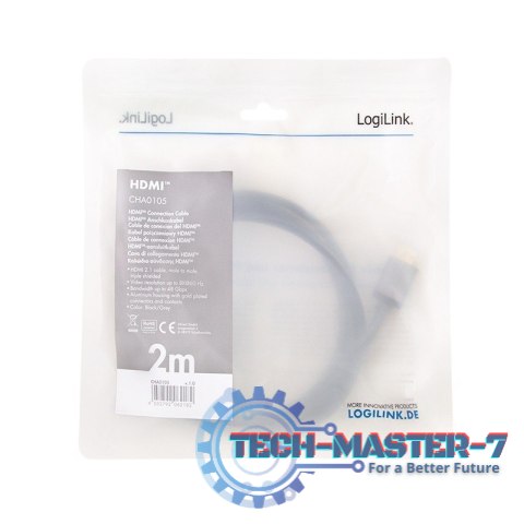 Kabel HDMI 2.1 8K/60Hz Aluminiowy 2m Kabel HDMI 2.1 8K/60Hz Aluminiowy 2m