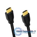 Kabel HDMI 4K/60Hz, CCS 2m Czarny