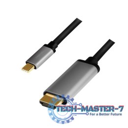 Kabel USB-C do HDMI, 4K 60Hz aluminiowy 1.8m