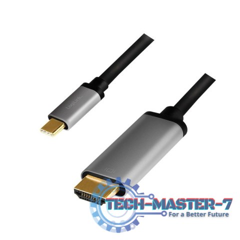 Kabel USB-C do HDMI, 4K 60Hz aluminiowy 1.8m