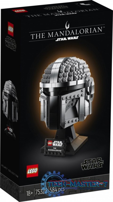 Klocki Star Wars 75328 Hełm Mandalorianina Klocki Star Wars 75328 Hełm Mandalorianina