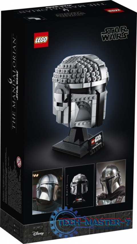 Klocki Star Wars 75328 Hełm Mandalorianina Klocki Star Wars 75328 Hełm Mandalorianina