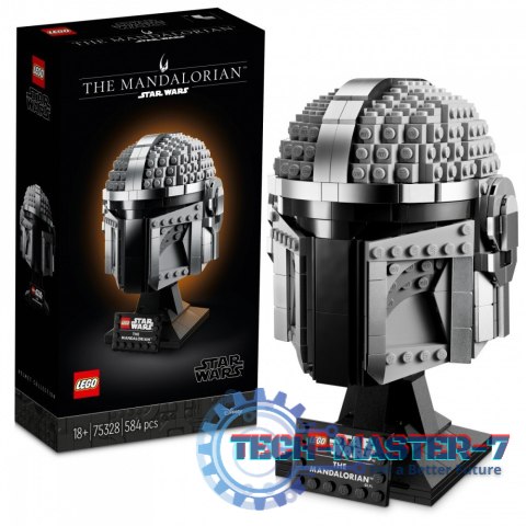 Klocki Star Wars 75328 Hełm Mandalorianina Klocki Star Wars 75328 Hełm Mandalorianina