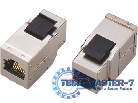 Łącznik RJ45-RJ45 do panela STP kat.6A