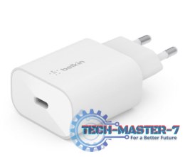 Ładowarka sieciowa 25W USB-C Power Delivery 3.0 PPS biała