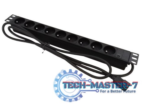 Listwa zasilająca 19" 9xCEE 7/5 wtyk C20