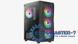Obudowa Falcon Acrylic USB 3.0 Mid Tower czarna