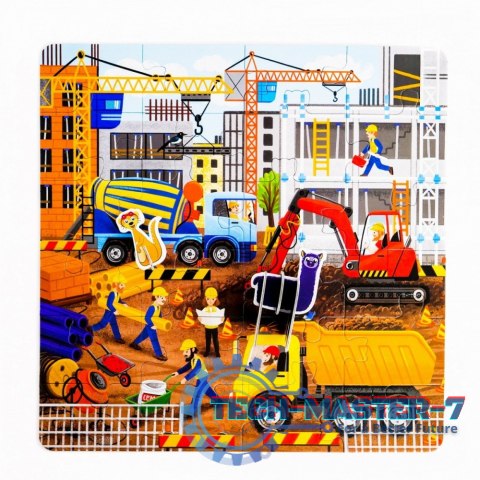 Puzzle 24 elementy Na Budowie praca wre Puzzle 24 elementy Na Budowie praca wre