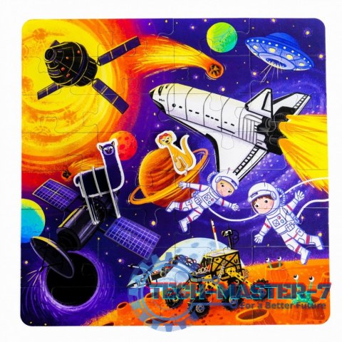 Puzzle 32 elementy Przygody w kosmosie Puzzle 32 elementy Przygody w kosmosie